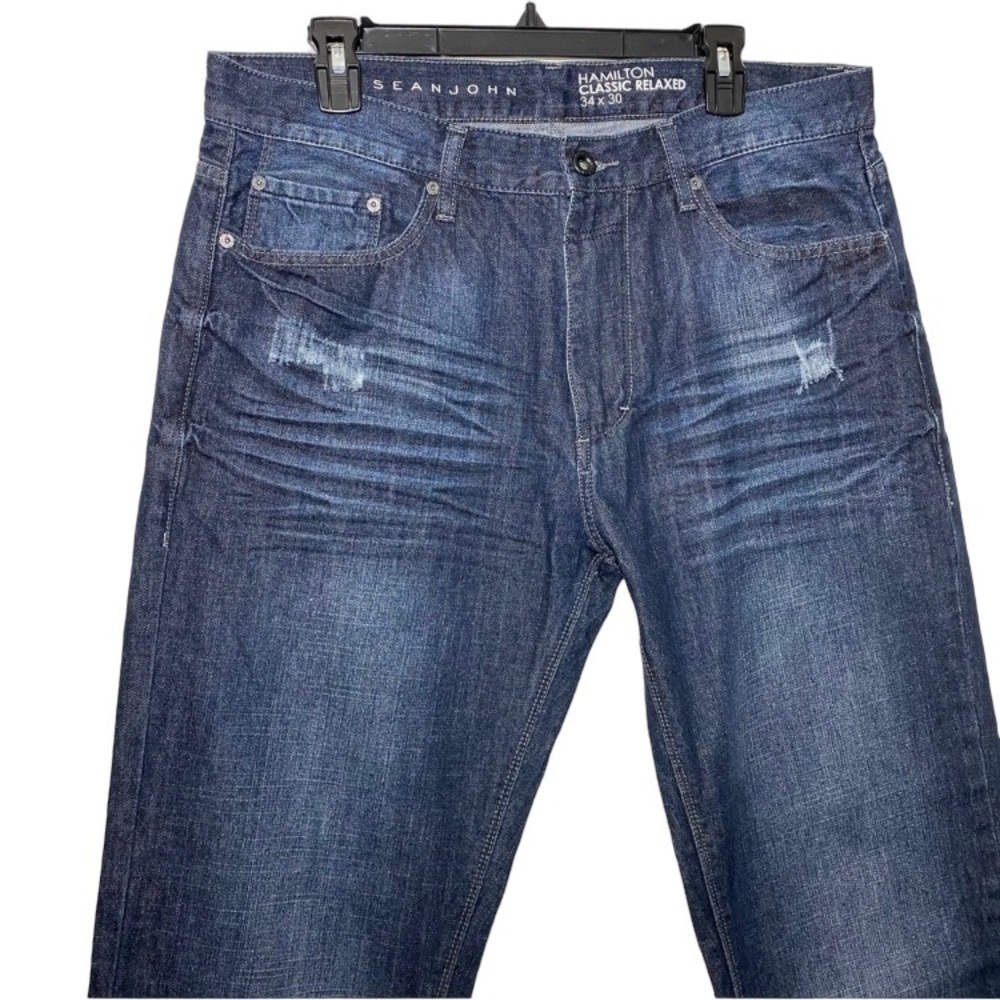 Sean John / Hamilton Dark Blue Jeans RN 130323 34 x 30